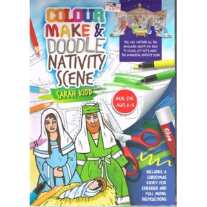 Colour, Make & Doodle Nativity Scene By Sarah Kidd